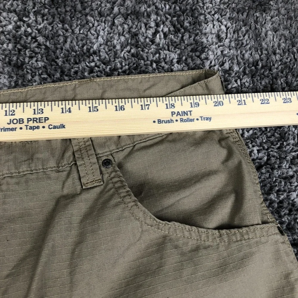 Wrangler RIGGS Workwear Pants Mens 42x30 Beige Cotton Ripstop‎ Khakis Utility
